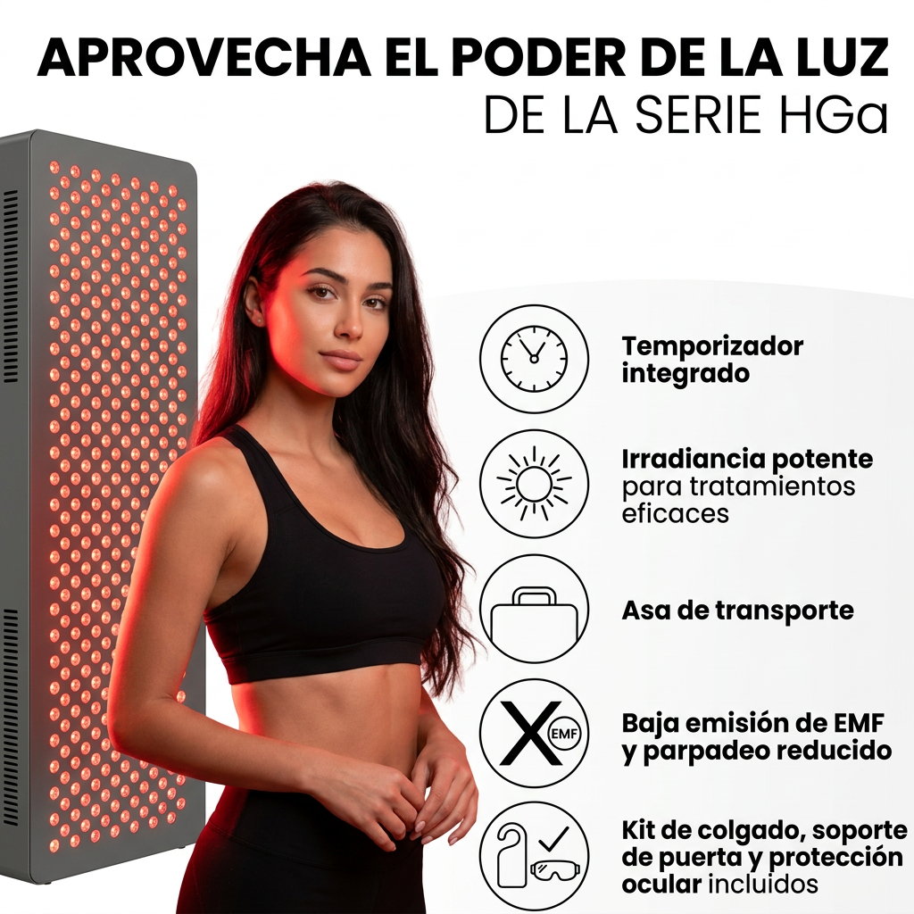Painel de terapia de luz vermelha HG1000