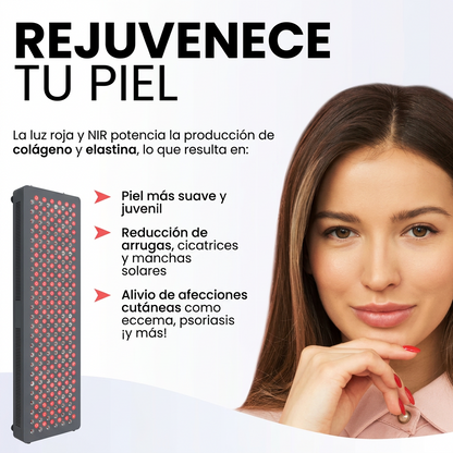 Painel de terapia de luz vermelha HG1000