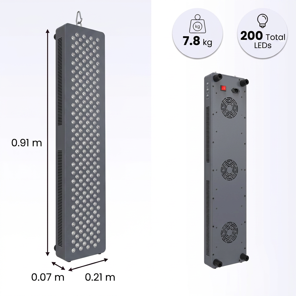 Painel de terapia de luz vermelha HG1000