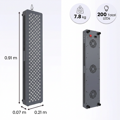 Painel de terapia de luz vermelha HG1000