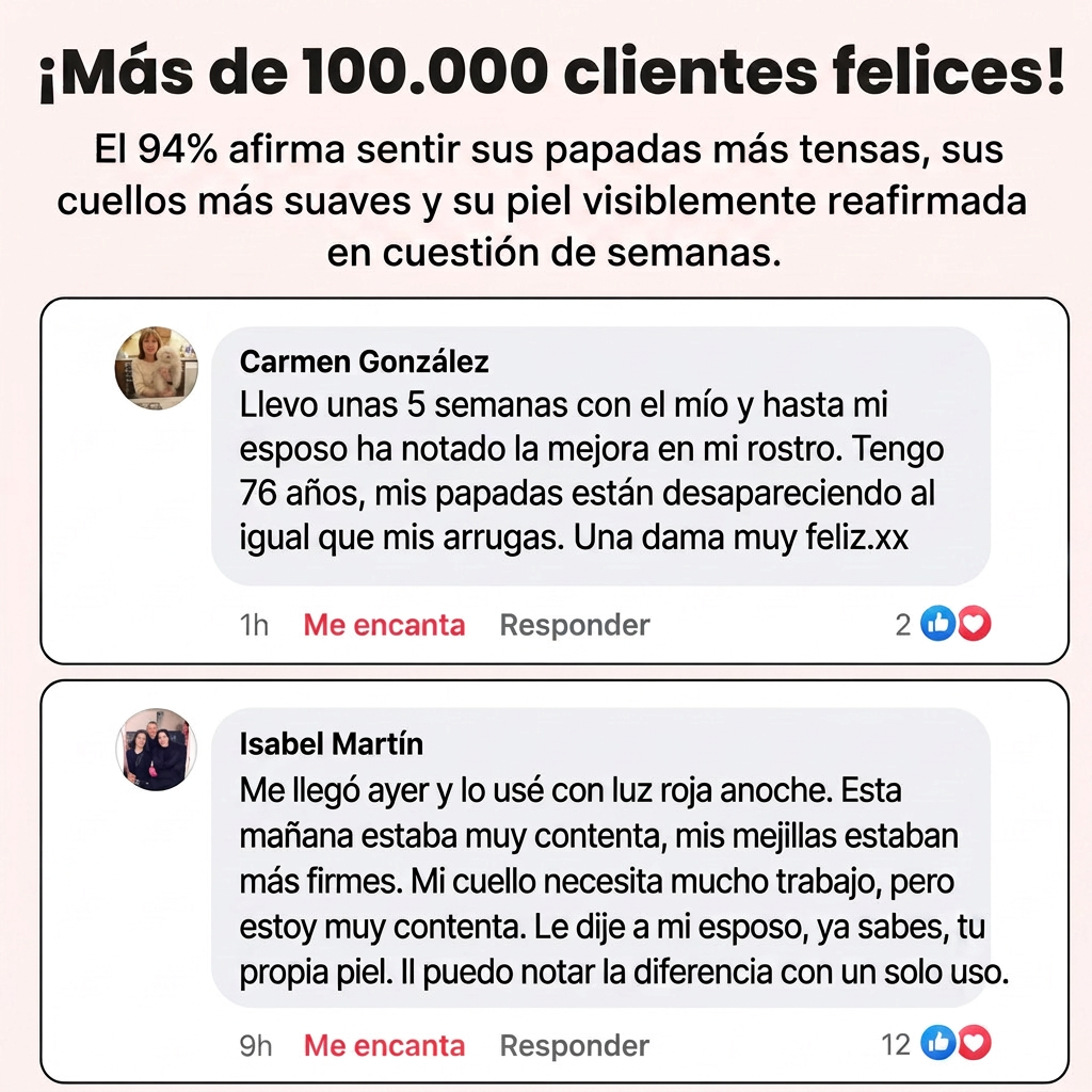 Máscara de Luz Vermelha